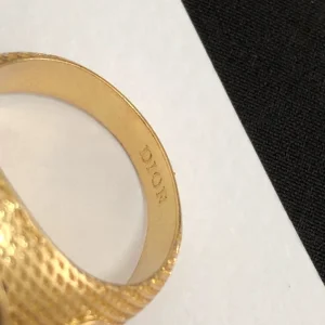 Luxury Womens Jewelry Chanel Ring Chanel Sing Bead Gold Rings A39PP100 AA165054