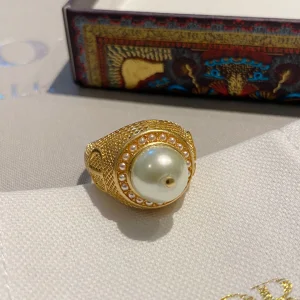 Luxury Womens Jewelry Dior Earring Dior Dream Ring in Gold A152PP100 AA167586