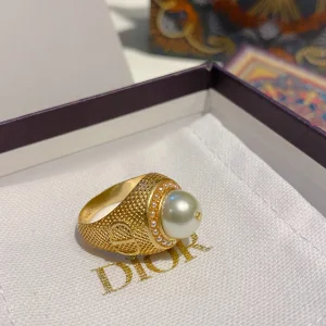 Luxury Womens Jewelry Dior Earring Dior Dream Ring in Gold A152PP100 AA167586
