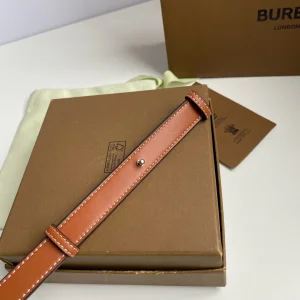 Luxury Womens Belts Burberry Leather Belt in Brown 20MM A175PP240 AA169033