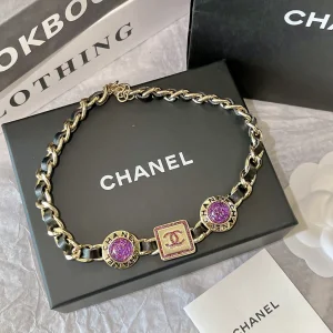 Chanel Necklace Chanel Choker Chain Necklace 