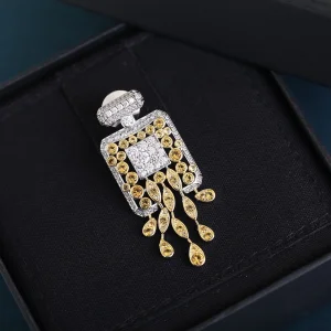 Chanel Brooch Chanel Crystals Bottle Brooch 