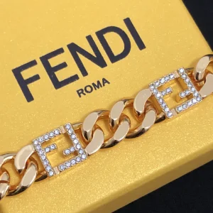 Luxury Womens Jewelry Fendi Bracelet Fendi Gold Chain Bracelet A39PP150 AA169839