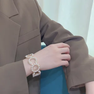 Replica Womens Jewelry Chanel Bracelet Chanel Pearls COCO Bracelet A205PP200 AA170574