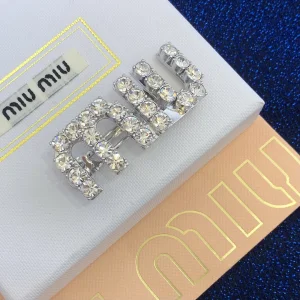 Miu Miu Hair Clip Crystals 