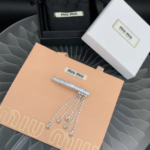 Replica Womens Jewelry Miu Miu Hair Clip with Pendants A205PP160 AA170562