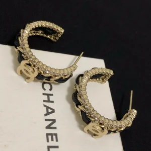 Chanel Earrings Chanel CC Open Cut Earrings 