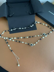 Luxury Womens Belt Chanel Belt Chanel Vintage Pearls Belt A175PP280 AA171265