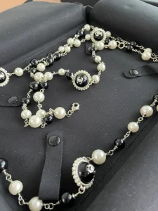 Luxury Womens Belt Chanel Belt Chanel Vintage Pearls Belt A175PP280 AA171265