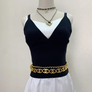 Luxury Womens Belt Chanel Belt Chanel Gold CC Links Necklace A152PP280 AA171227