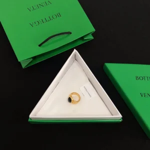Luxury Womens Jewelry Bottega Veneta Ring BV Geometric Seal Ring A39PP110 AA171544