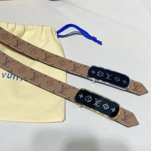 Luxury Womens Belts Louis Vuitton LV Cruiser Monogram Belt 25MM A175PP240 AA172019