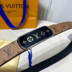 Luxury Womens Belts Louis Vuitton LV Cruiser Monogram Belt 25MM A175PP240 AA172019