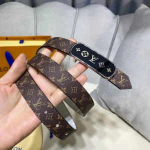 Luxury Womens Belts Louis Vuitton LV Cruiser Monogram Belt 25MM A175PP240 AA172020