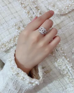 Luxury Womens Jewelry Chanel Ring Chanel Vintage Crystals CC Rings A205PP210 AA173000