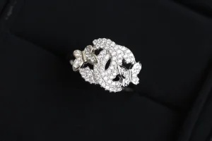 Luxury Womens Jewelry Chanel Ring Chanel Vintage Crystals CC Rings A205PP210 AA173000