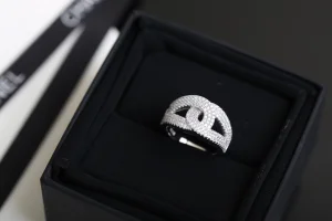 Chanel Ring Chanel Vintage Crystals CC Rings 
