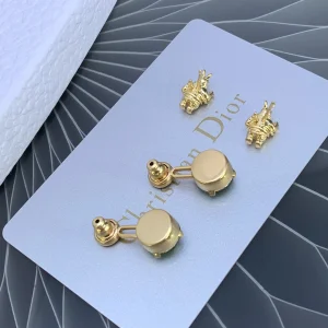 Luxury Womens Jewelry Dior Earring Dior 2022 Dream Earrings Green A205PP140 AA172996