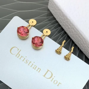 Luxury Womens Jewelry Dior Earring Dior 2022 Dream Earrings Red A205PP140 AA172995