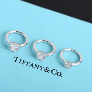Tiffany Ring Tiffany Bezel Round Rings 