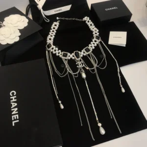 Chanel Necklace Chanel Pearls Tassel Necklace 