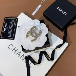 Luxury Womens Jewelry Chanel Brooch Chanel Diamonds CC Logo Brooch A205PP160 AA174140