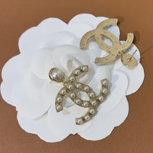 Luxury Womens Jewelry Chanel Earring Chanel Pearls CC Logo Earring A205PP170 AA174138