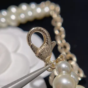 Replica Womens Jewelry Chanel Pearls Choker Necklace A152PP280 AA174555