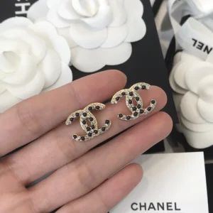 Chanel Earrings Chanel Crystals CC Earrings 