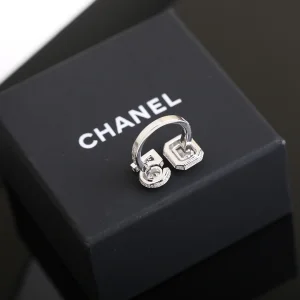 Replica Womens Jewelry Chanel Crystal N5 Rings A205PP260 AA179217