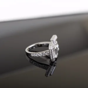 Replica Womens Jewelry Chanel Crystal N5 Rings A205PP260 AA179217