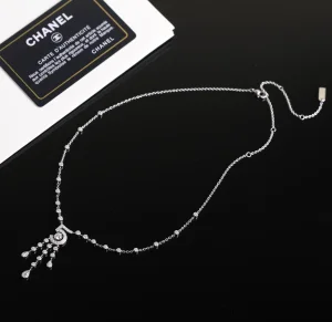 Replica Womens Jewelry Chanel Crystal N5 Tassel Pendant Necklaces A205PP360 AA179220