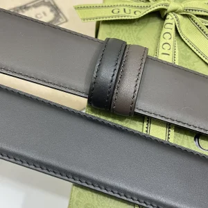 Replica Mens Belts Gucci Square G Buckle Belt in Black Leather 35MM A175PP240 AA179433