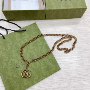 Replica Womens Belts Gucci GG Marmont Chain Belt in Gold A175PP240 AA179874