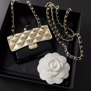 Chanel Bag Pendant Necklace 