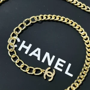 Replica Womens Belts Chanel Crystals CC Logo Chain Belt AB8570 A62PP280 AA180845