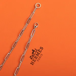 Replica Womens Jewelry Hermes Kelly Chaine Choker Silver Necklace A205PP480 AA182045