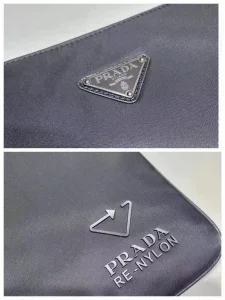 Replica Mens Handbags Prada Black Re Nylon Messenger Bag 44x34CM A104PP780 AA182138