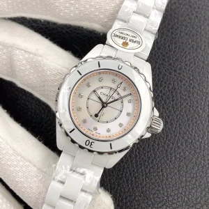 Replica Womens Watches Chanel VIP J12 White Dial Ladies Watch 33MM A184PP2180 AA184181