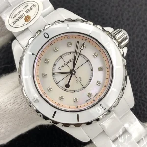 Replica Womens Watches Chanel VIP J12 White Dial Ladies Watch 33MM A184PP2180 AA184181