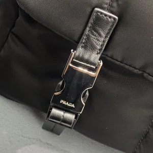 Replica Mens Handbags Prada Black Re Nylon Messenger Bag 29x22x10CM A141PP980 AA185315
