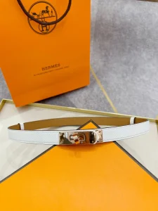 Replica Womens Belts Hermes Kelly Buckle Leather Belt 20MM A175PP240 AA185819