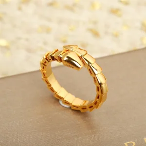 Replica Womens Jewelry Bvlgari Serpenti Viper Ring A152PP280 AA187242