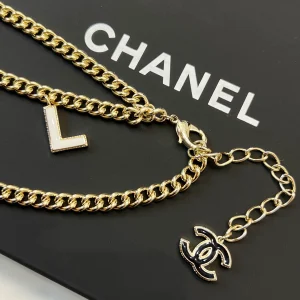 Replica Womens Belts Chanel Monogram Chain Belts A62PP280 AA187846