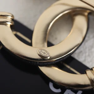 Replica Womens Jewelry Chanel Black CC Logo Brooch A152PP180 AA191021