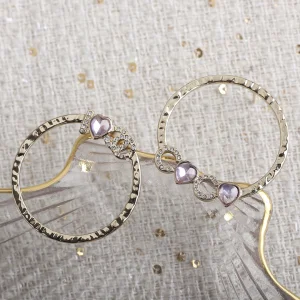 Chanel I Love Coco Round Earrings Gold 