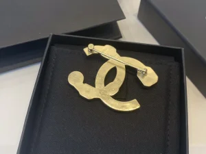 Essenceofluxury Womens Jewelry Chanel Crystals CC Logo Brooch A39PP180 AA192818