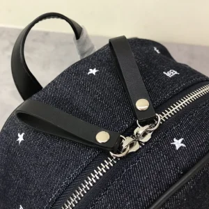 Essenceofluxury Mens Handbags Burberry Monogram B Denim Backpack 30x14x42CM A197PP780 AA193311