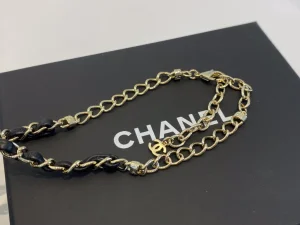 Essenceofluxury Womens Jewelry Chanel CC Logo Round Pendant Necklace A39PP180 AA194241