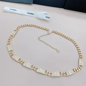 Chanel Gold Monogram Chain Belt 